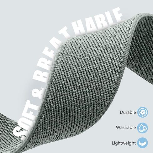 Easuny Elastic Magnetic Bands for Samsung Galaxy Watch 7 6 5 4 FE 40mm 44mm/Galaxy Watch 6 4 Classic 42mm 46mm 43mm 47mm/Galaxy 5 Pro 45mm Band/Active 2, 20mm Adjustable Nylon Sport Strap Men Women in Kuwait