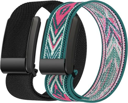 Myapulua Nylon Sport Bands متوافقة مع حزام Whoop Band 4.0 للرجال/النساء ، والراحة النايلون المتين مقاوم للماء وأشرطة بديلة للعرق. in Kuwait