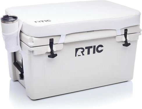 RTIC Ultra-Tough Cooler Seat Cushion, Great for Family Travels, Boating Or Hunting, Easy Clean Vinyl, Buckle Fastening and Anti Slip in Saudi Arabia