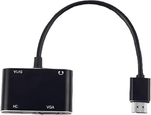 HDMI متوافق مع محول VGA لجهاز العرض HDTV 4in1 HDMI متوافق مع VGA+3.5 مم مقبس الصوت+Micro USB+HD in Kuwait