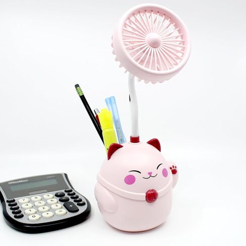 Cute Animal Table Top Yellow Fan USB-C, Fun Office Desk Accessories, Desk Fans Small Quiet Electric Plug In, Small Plug In Fan, Table Fans, Cubical Accessories for Work (Green) in Saudi Arabia