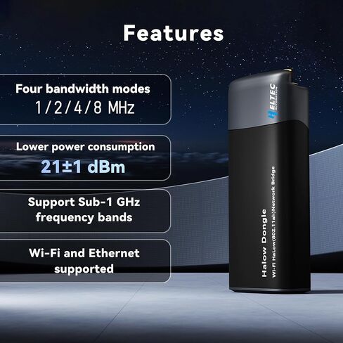 Heltec Wi-Fi HaLow Dongle WiFi Extender Signal Booster Wireless Bridge 802.11ah Network Booster Long Range Wireless Access WiFi Extender Ethernet Bridge Repeater (AP+STA Pair Set) in Saudi Arabia