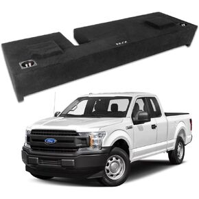NVX Custom Fit Dual 12" Sealed Subwoofer Enclosure for 2009-2018 Ford F-150 Super Crew & Super Cab | Down-Firing Empty Sub Box | CNC Precision-Cut MDF with Premium Carpet