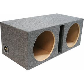 American Sound Connection 215VH Dual 15" Sub Box Ported Vented Subwoofer Enclosure MDF Car Audio Stereo