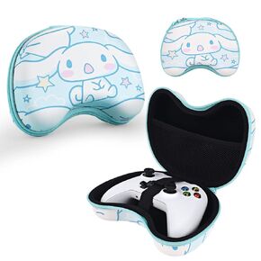 Dlseego Long Ear Dog Casing Case for Xbox One PlayStation5 PS4 DualSense Switch Pro Wireless Controller Portable STORAGE STORAGE BAG FACKPROOK FOX HARD SHELL - Blue