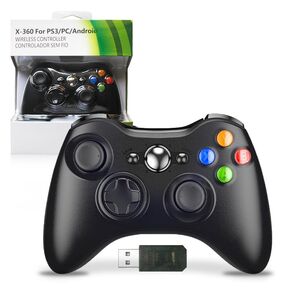 Wireless 2.4G Game Controller for Xbox 360, PC, PS3, Android, Xbox One, Arcade(Black)