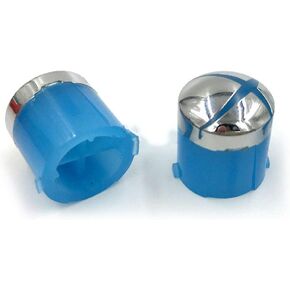 Replacement Guide Start Back Home Button for Xbox 360 Controller (Blue)