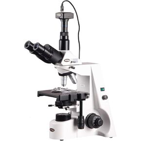 يتضمن مجهر مركب ثنائي العين الرقمي AMSCOPE T690C-10M ، وتكبير 40 × 2500X ، و WH10X و WH25X Super-Widefield ، وأهداف Infinity ، و Brightfield ، ومكثف Kohler ، ومرحلة ميكانيكية مزدوجة الطبقة ، مع عدسة تخفيض و S ،