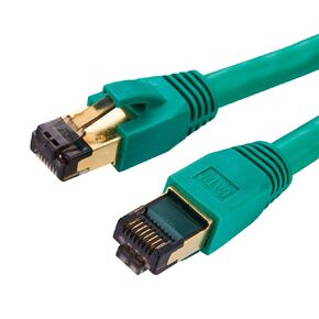 Cat8 SFTP Ethernet Patch Cable 26AWG Copper Fluke Certified Wire (2ft)