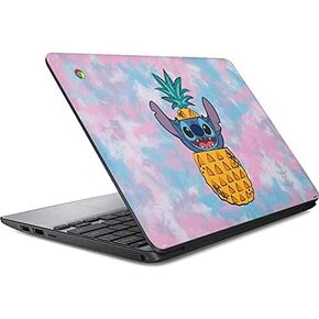Skinit Decal Laptop Skin Compatible with Chromebook 11 G5 - Officially Licensed Disney Lilo and Stitch Stay Weird Design