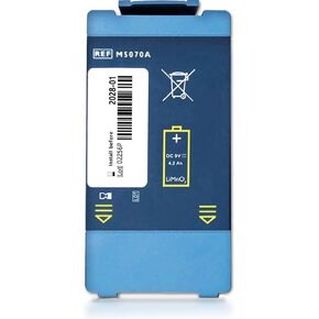M5070A 5070 بطارية متوافقة مع Phillips HeartStart 9V 4.2AH استبدال البطارية MFG التاريخ 04/2025