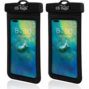 2 Pack IPX8 POUCH POUCH POUCH FOR iPhone 16/15/14/13 PRO MAX PLUS (7.2 بوصة) - السباحة ، الغوص ، الغطس ، مقاوم للثلوج - FRANCED FRANDWEN FRANDWEN