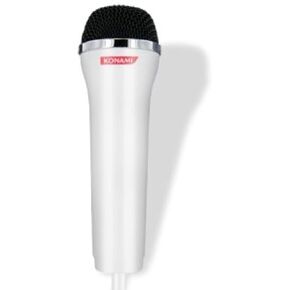 Logitech The Best Official Konami USB Microphone - White, Karaoke Gaming Microphone, 10-Foot Cable, PS2, PS3, XBOX 360, Wii