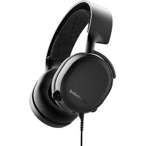 STEELSERIES ARCTIS 3 (2019 Edition) جميع سماعات الألعاب من الطحالب للكمبيوتر الشخصي ، PlayStation 4 ، Xbox One ، Nintendo Switch ، VR ، Android ، و iOS - Black (متجدد)
