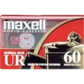 Maxell UR-60 Audio Cassette- Box of 100