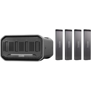 SanDisk Professional 8 TB PRO-Blade Station - Powerful 4-Bay PRO-Blade SSD Mag Enclosure; Thunderbolt 3 and USB-C Bundle with SanDisk PRO-Blade SSD Mags 2TB (5 Items)