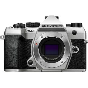 OM SYSTEM OM-5 Mark II Mirrorless Camera with High Autofocus Sharp Images and 4K Video (Silver)