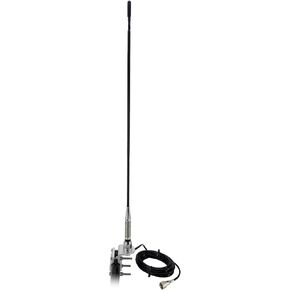 CB200 CB Whip Antenna & Truck CB Antenna Mount with RG58 Coax Cable - 28 Inch Heavy-Duty Spring Antenna for Enhanced Signal