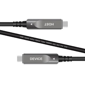 131ft/40m USB C Fiber Optic Data Cable, 10Gbps Long Distance Data Transfer USB 3.1 C to C, for VR, Camera, PC, Laptop, Webcam, Printer, Webcam etc.