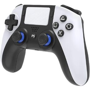 ESSILX Wireless Controller for PS5, Compatible with PS5 Pro, PC, Turbo Function, 6 Axis Gyro Sensor, Dual Vibration, Black. in Saudi Arabia