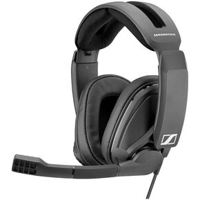Sennheiser GSP 302 Gaming Headset with Noise-Cancelling Mic, Flip-to-Mute, Comfortable Memory Foam Ear Pads, Headphones for PC, Mac, Xbox One, PS4, Nintendo Switch, and Smartphones,Black