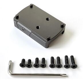 Doctor Red Dot Mount Picatinny Rail Mount Reflex Sight Optics Low Proflile Adapter Plate Compatible with Doctor/Noblex/Vortex Venom/Viper/Burris Fastfire/ARO/Crimson Trace CTS-1250 Footprints