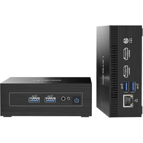 Mini PC GoLite 11, Intel 11th Gen Celeron N4000 (Up to 2.6GHz), 8GB LPDDR4 RAM 128GB NVMe PCIe SSD, Mini Desktop Computer Support Windows/Dual WiFi 5/BT4.2/HDMI for Home/Business/Study
