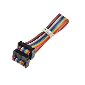 12P | 7P | Fc Color Line 2.54 6/8/10/16/20/26/40/50 Pin Flat Ribbon Jtag Isp Download Data Cable Dc3 IDC Box Header Computer Connector Wire New 2026 High for Reliable Electronic Component