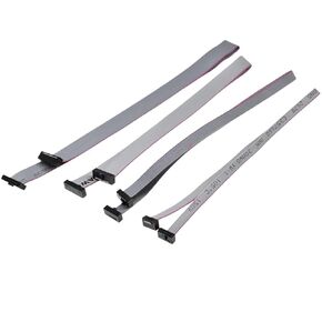 4P | 1Pcs 1.27Mm Pitch Fc-6/8/10/14/16/20/40/50 Pin 30Cm Jtag Isp Download Cable Gray Flat Ribbon Data Cable for Dc3 IDC Box Header New 2026 High for Reliable Electronic Component