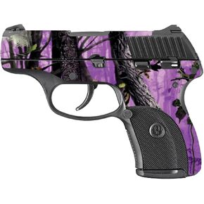 MightySkins Skin Compatible with Ruger LC9 9mm 3.12 Barrel - Purple Tree Camo | Protective, Durable, and Unique Vinyl Decal wrap Cover | Easy to Apply, Remove and Change Style | Made in The USA