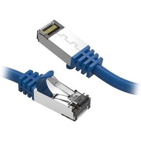 Nippon Labs 60CAT8-3-26BU Cat8 Ethernet Cable 3 feet Slim Series - Blue|2GHz, 40G, S/FTP - Shielded 40Gbps 2000Mhz SFTP Patch Cord,Cat8 RJ45 Cable - in Wall, Outdoor for Router, Modem, etc.