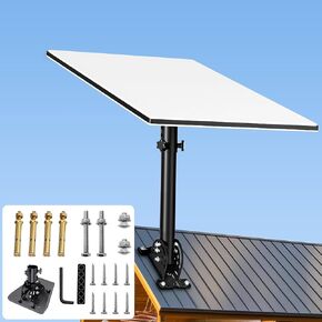 Starlink Gen 3 Roof Mount for Starlink Gen 3 Dish, Tilt Adjustable160 Degree for Better Signal, Burbifro Starlink Internet Satellite Mounting Kit