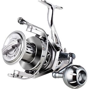 GARRET Spinning Reel 12000 Aluminum Frame Surf Fishing Reels,Carbon Fiber Drag 55LB Max Drag,Inshore & Offshore Saltwater Freshwater Fishing
