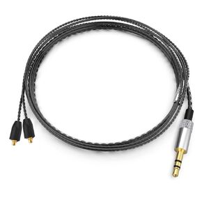SE215 Cable Compatible with Shure SE215, SE215 PRO, SE315, SE425, SE535, SE846, AONIC 4, AONIC 5 Earphone, MMCX Cable 3.5mm, 4ft (Black)