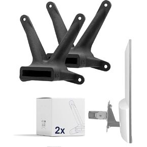 VESA Mount Adapter Compatible with HP Monitors (22f, 22es, 22ea, 24f, 24es, 24er, 24ea, 27f, 27es, 27er, 27ea, U27 etc.) – 75x75mm HP Monitor Mount Adapter - Black