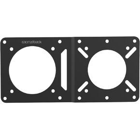 Monzlteck VESA Mount Adapter Plate for Mac mini M4 & NUC – Universal Extension Bracket for Mini PCs, Fits 75x75mm & 100x100mm VESA Monitor Arms, Securely Mount Small Computers Behind Display