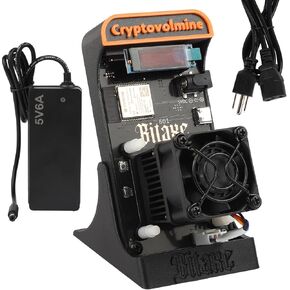 Bitaxe Gamma 601 Bitcoins Miner BM1370 Asic Chip 1.2TH/s Solo Miner 18W/TH Energy Efficiency 2.4G WiFi Home Use BTC Miner Low Noice Crypto Miner Include PSU with Open Source, Updated Software