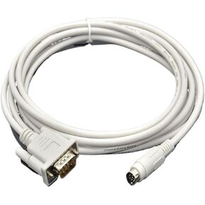 Suitable Veinview MT6000 SeriesToch Screen Connect to FX Series Programming Cable MT6000-FX MT8000-FX(White Color)