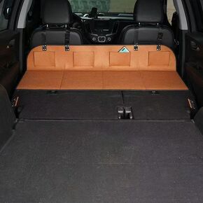 Portable Car SUV Seat Extender Mattress for Tesla Model Y/3 & SUVs – Foldable, Non-Inflatable Back Seat Expansion Board for Camping & Travel Sleeping Bed（L）