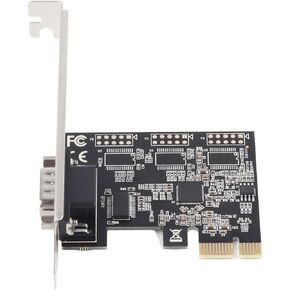 PCI E إلى RS232 بطاقة المحول التسلسلي - ناقل حركة عالي السرعة ، رقاقة AX99100 لمراقبة معدات ، توافق واسع للأنظمة المضمنة