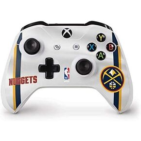 Skinit Decal Gaming Skin Compatible with Xbox One S Controller - Officially Licensed NBA Denver Nuggets Design