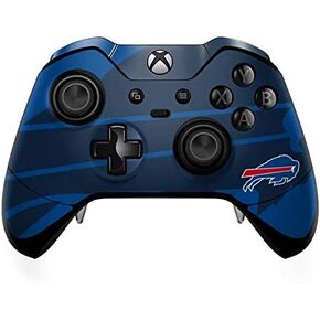 Skinit Decal Gaming Skin Compatible with Xbox One Elite Controller - Officially Licensed NFL Buffalo Bills Double Vision Design