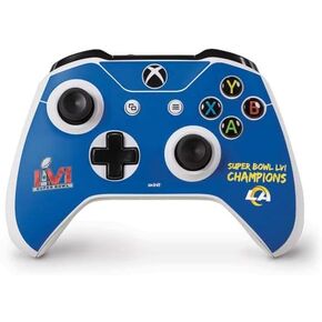 Skinit Decal Gaming Skin Compatible with Xbox One S Controller - Officially Licensed NFL Super Bowl LVI Champions Rams Design