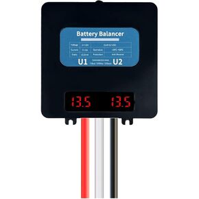 LED Display Battery Equalizer 24V Reverse Polarity Protection Solar Battery Equalizer Balancer Battery Equalizer