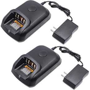 2 pack WPLN4232 Charger for Motorola XPR3300e XPR3300 XPR6550 XPR7550 XPR6350 XPR7350 XPR6580 XPR7580 XPR7580e XPR7550e XPR7350e XPR3500e XPR3500 APX4000 XiR P8268 WPLN4226 WPLN4226A（NO-IMPRES）