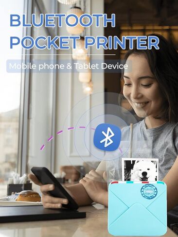 طابعة ملصق حراري مينى M02S ، طابعة بلوتوث المحمولة ، متوافقة مع iOS & Android ، اتصال لاسلكي 300 دب لا جاسوس ، حجم طباعة 15/25/53 مم ينطبق على المكتب ، المنزل ، الدراسة ، الهدية - الأرجواني in Saudi Arabia