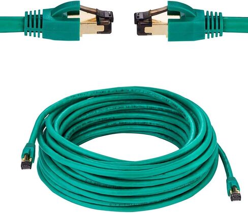 Cat8 SFTP Ethernet Patch Cable 26AWG Copper Fluke Certified Wire (2ft) in Saudi Arabia