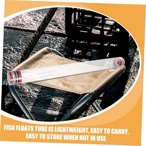 TOYANDONA 1set Portable Fishing Tube Lightweight Float Container for Fishing Supplies Easy to Carry for Anglers Campers in Saudi Arabia