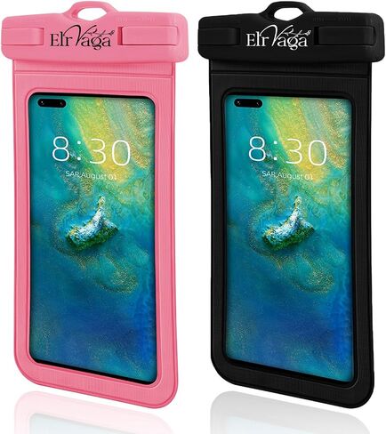 2 Pack IPX8 POUCH POUCH POUCH FOR iPhone 16/15/14/13 PRO MAX PLUS (7.2 بوصة) - السباحة ، الغوص ، الغطس ، مقاوم للثلوج - FRANCED FRANDWEN FRANDWEN in Kuwait
