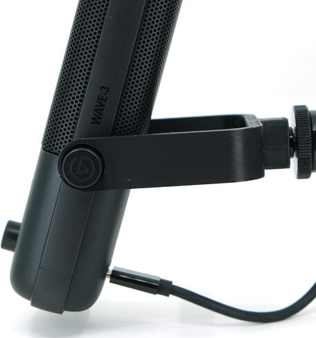 Microphone Mount for Elgato Wave 3, Boom Arm Attachment, 3/8" Durable Threads, Replaces El Gato mount, (Black) in Saudi Arabia